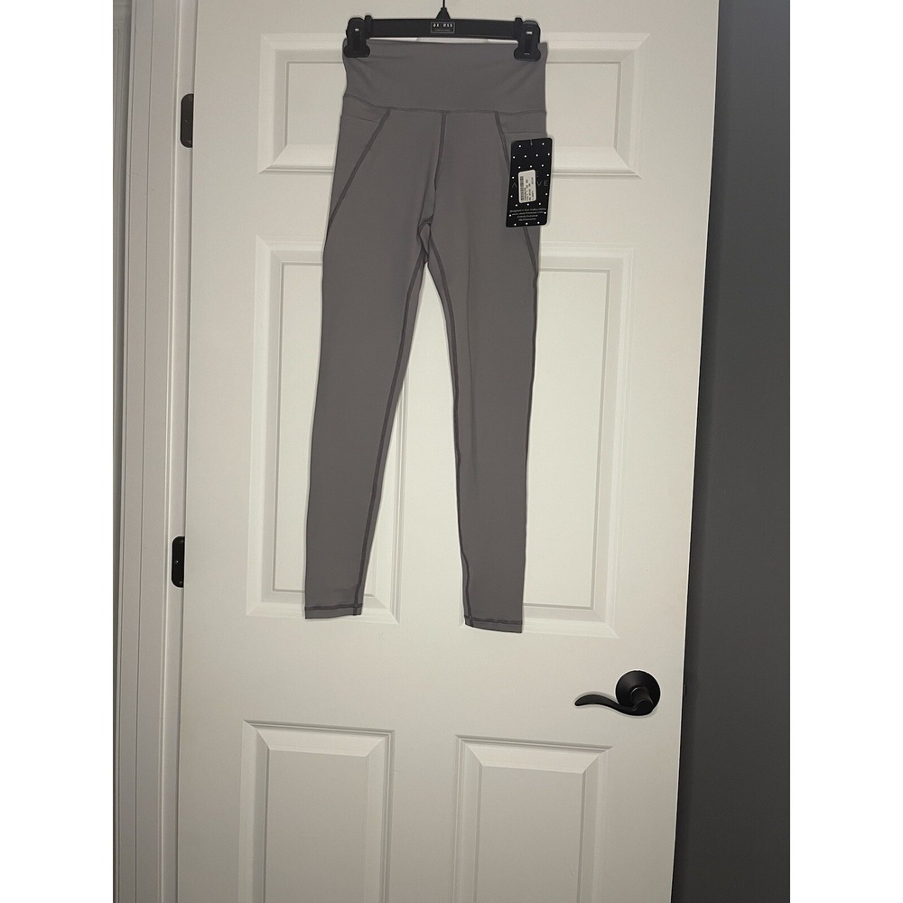 Vie Activewear Ultra Flow Flattering Leggings Compression Gray Small Nwt